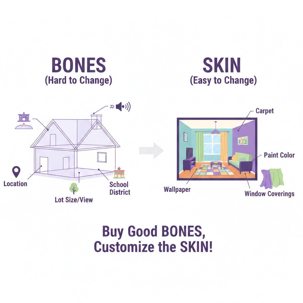 Skin and Bones House Graphic